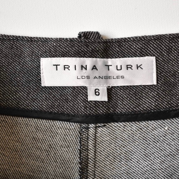 Trina Turk Wide Leg Cuffed Trousers - Picture 10 of 11